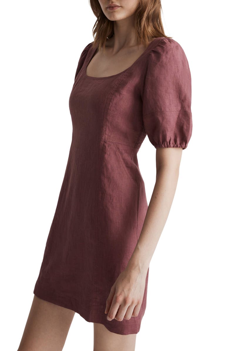 Madewell Maisie Linen Dress, Alternate, color, 