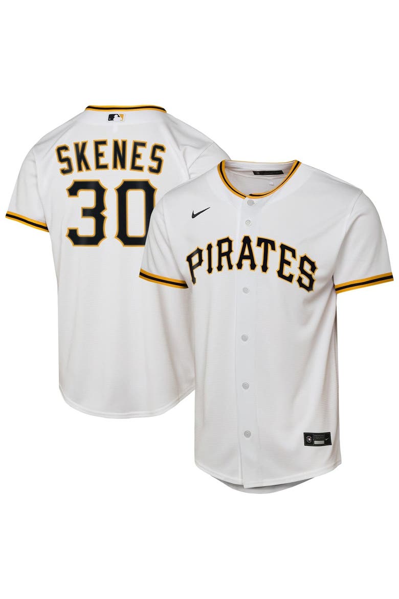 Youth Nike Paul Skenes White Pittsburgh Pirates Home Replica Player Jersey, Main, color, White
