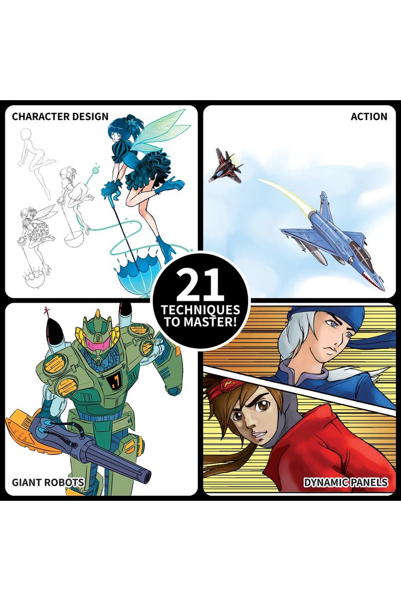 Manga Art Kit, Alternate, color, Multicolored