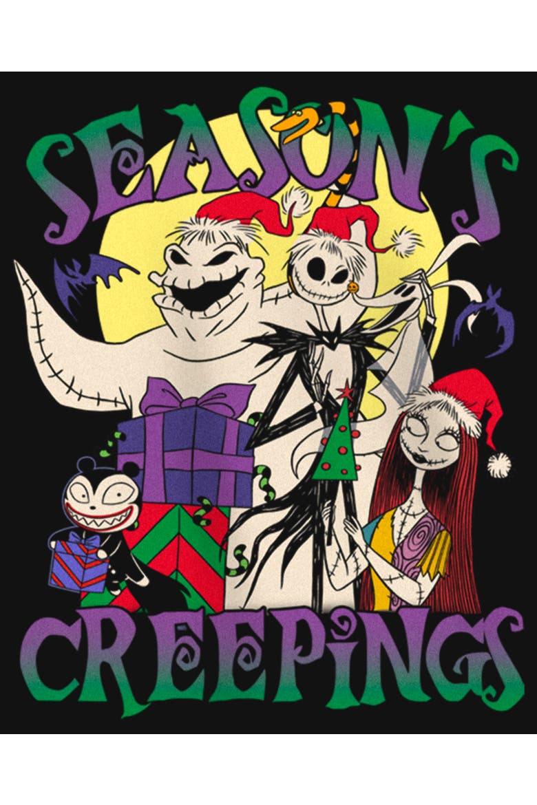 Girls' Season's Creepings Graphic Tee, Alternate, color, Black