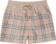 Burberry Check Swim Trunks