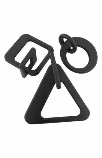 UMA Set of 3 Geometric Chain Link Sculptures