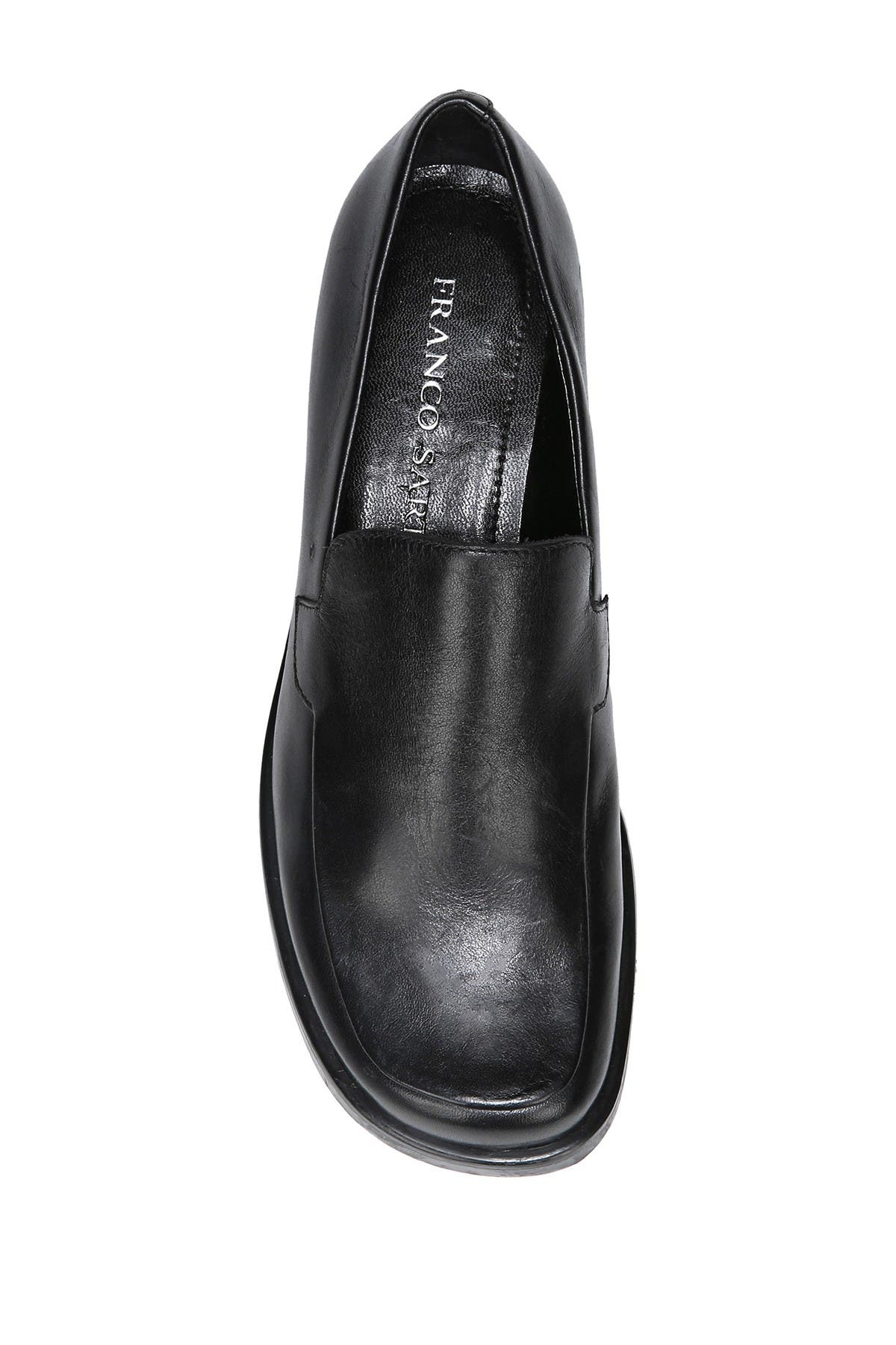 Franco Sarto Bocca Leather Loafer - Multiple Widths Available, Alternate, color, Black Leather