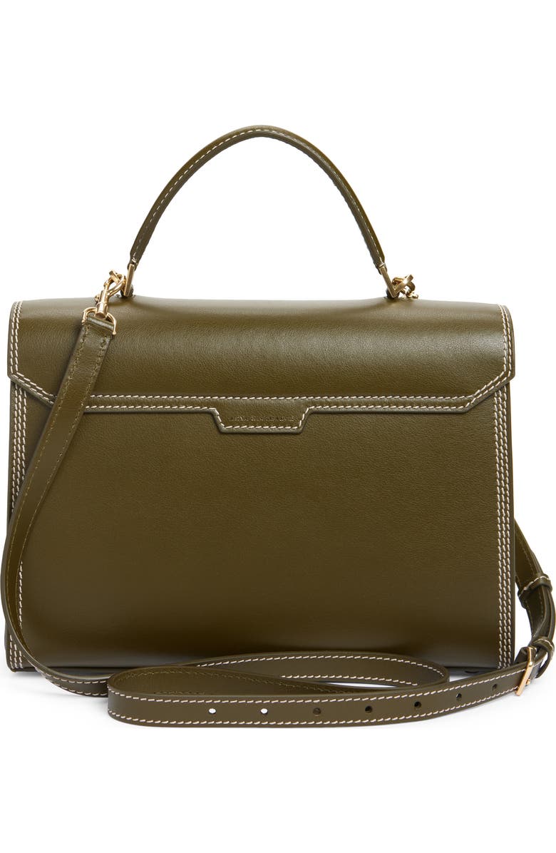 Anya Hindmarch Mortimer Suede Top Handle Bag, Alternate, color, Bonsai