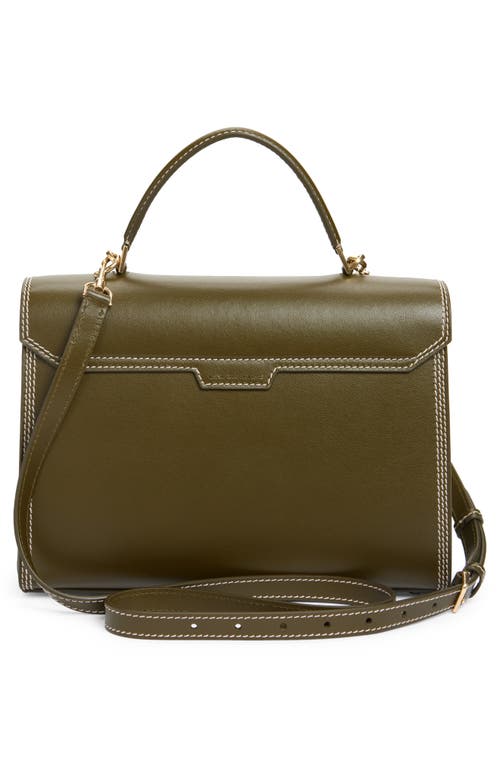 Anya Hindmarch Mortimer Suede Top Handle Bag In Green