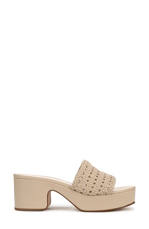 Vince Margo Crochet Leather Platform Sandals In Sand