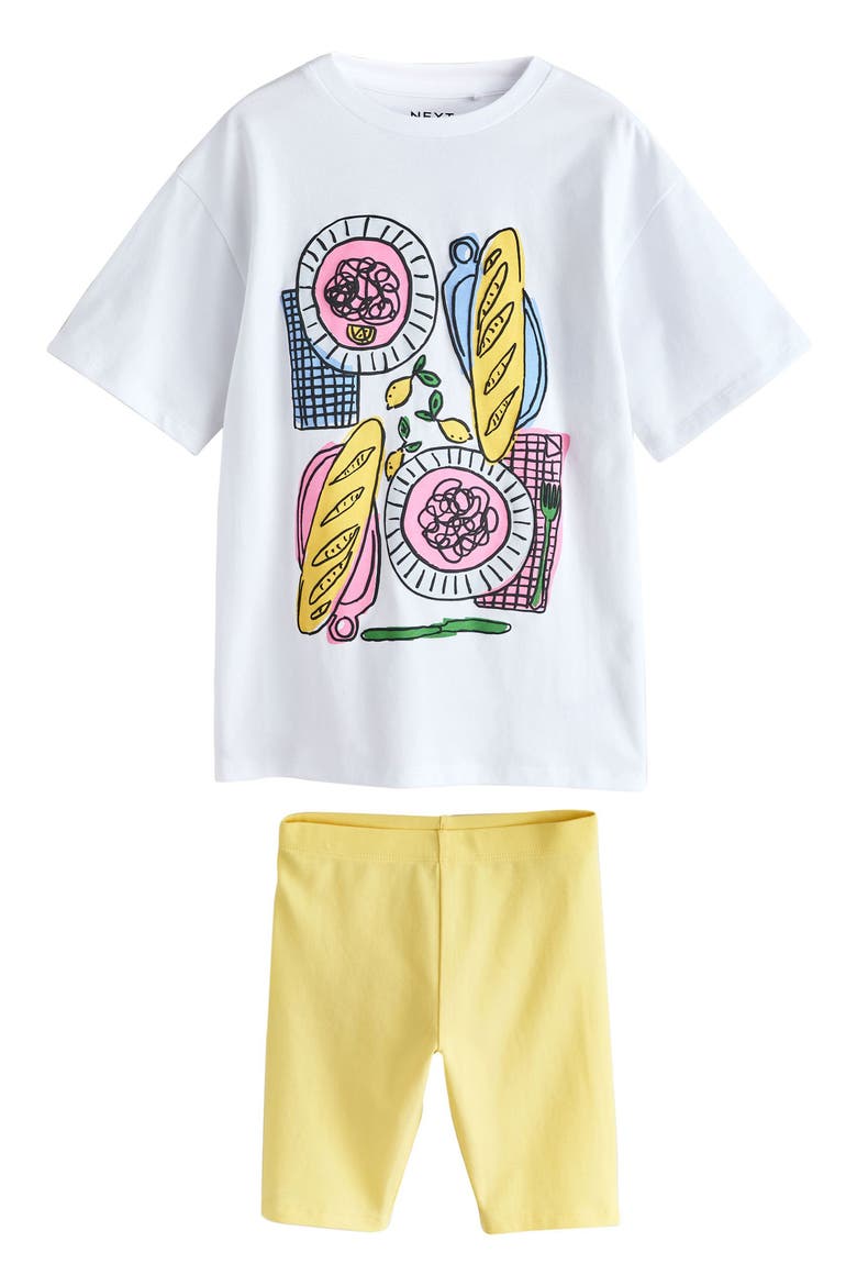Kids' Graphic T-Shirt & Shorts Set, Main, color, MULTI