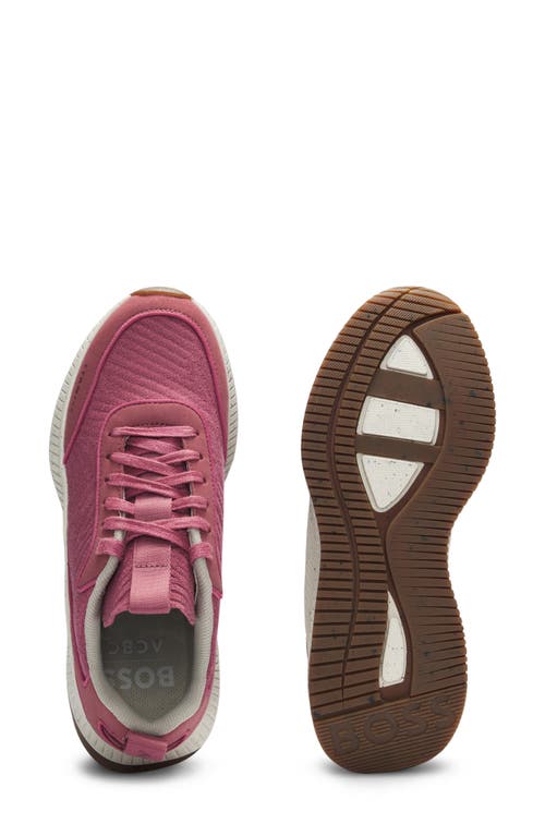 Hugo Boss Boss X Acbc Trainers With Speckled Effect In Light Pink