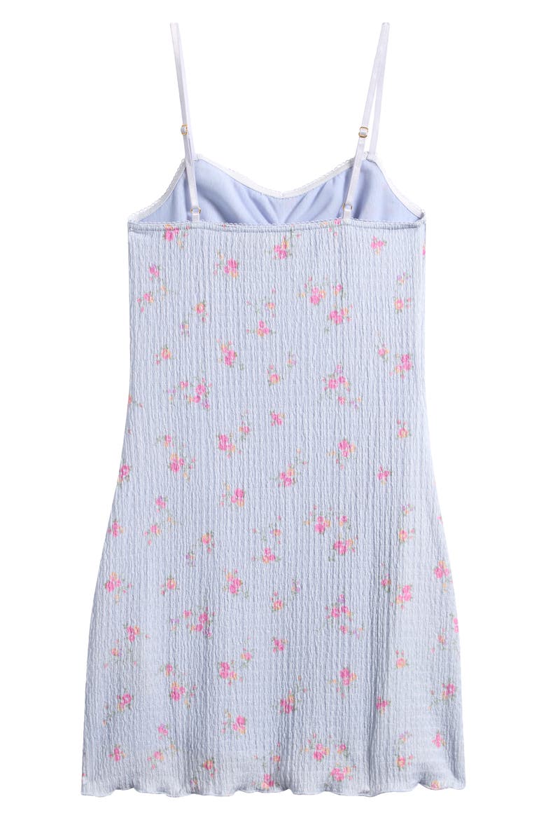 Kids' Langer Ditsy Floral Dress, Alternate, color, PERIWINKLE MOON