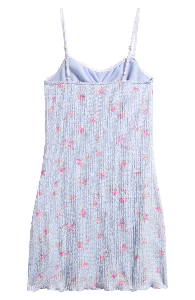 LoveShackFancy Kids' Langer Ditsy Floral Dress, Alternate, color, Periwinkle Moon