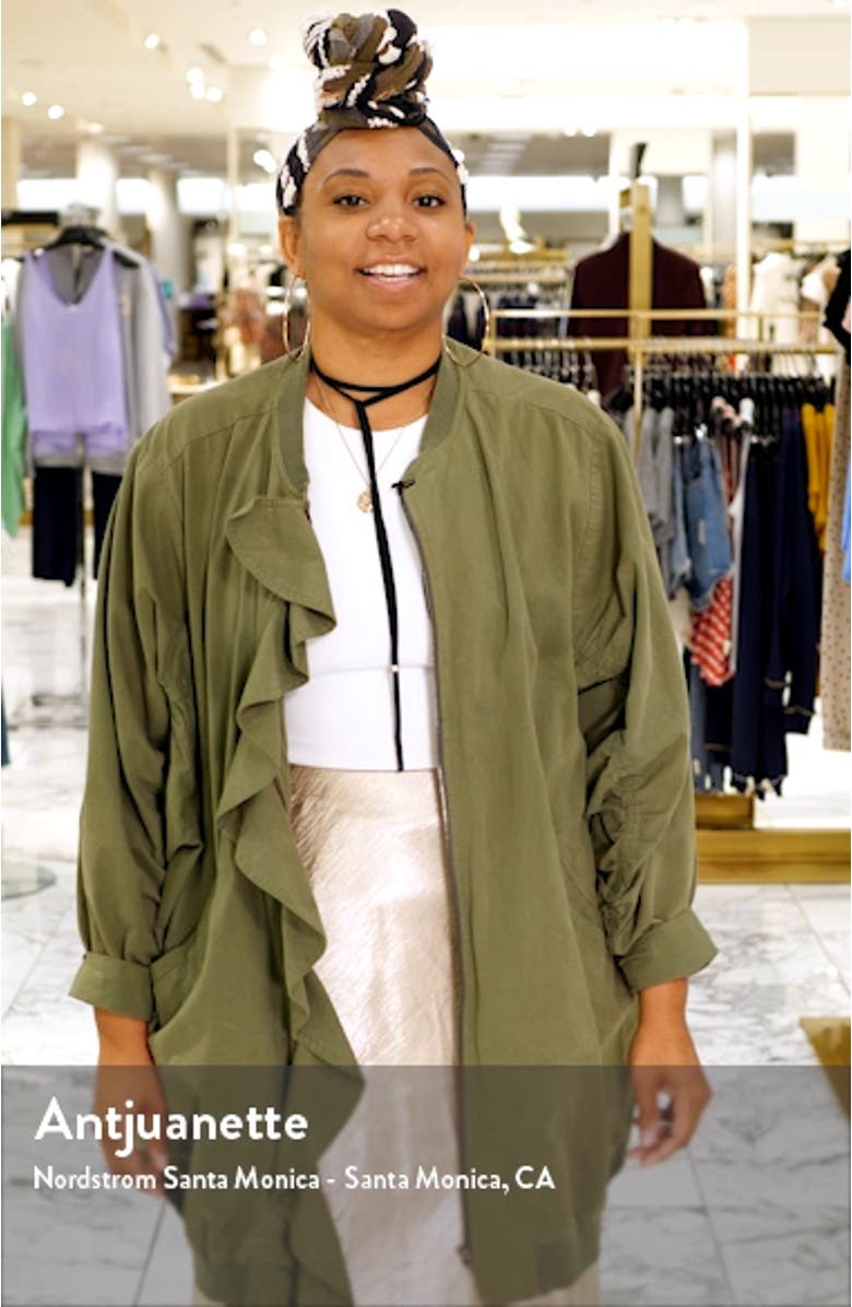 Carmen Long Sleeve V-Neck Gown, sales video thumbnail