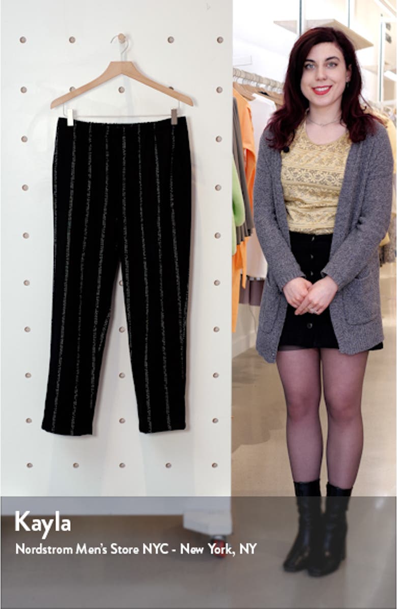 Stripe Tapered Ankle Pants, sales video thumbnail