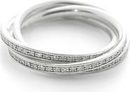 Monica Vinader Triple Rolling Diamond Ring