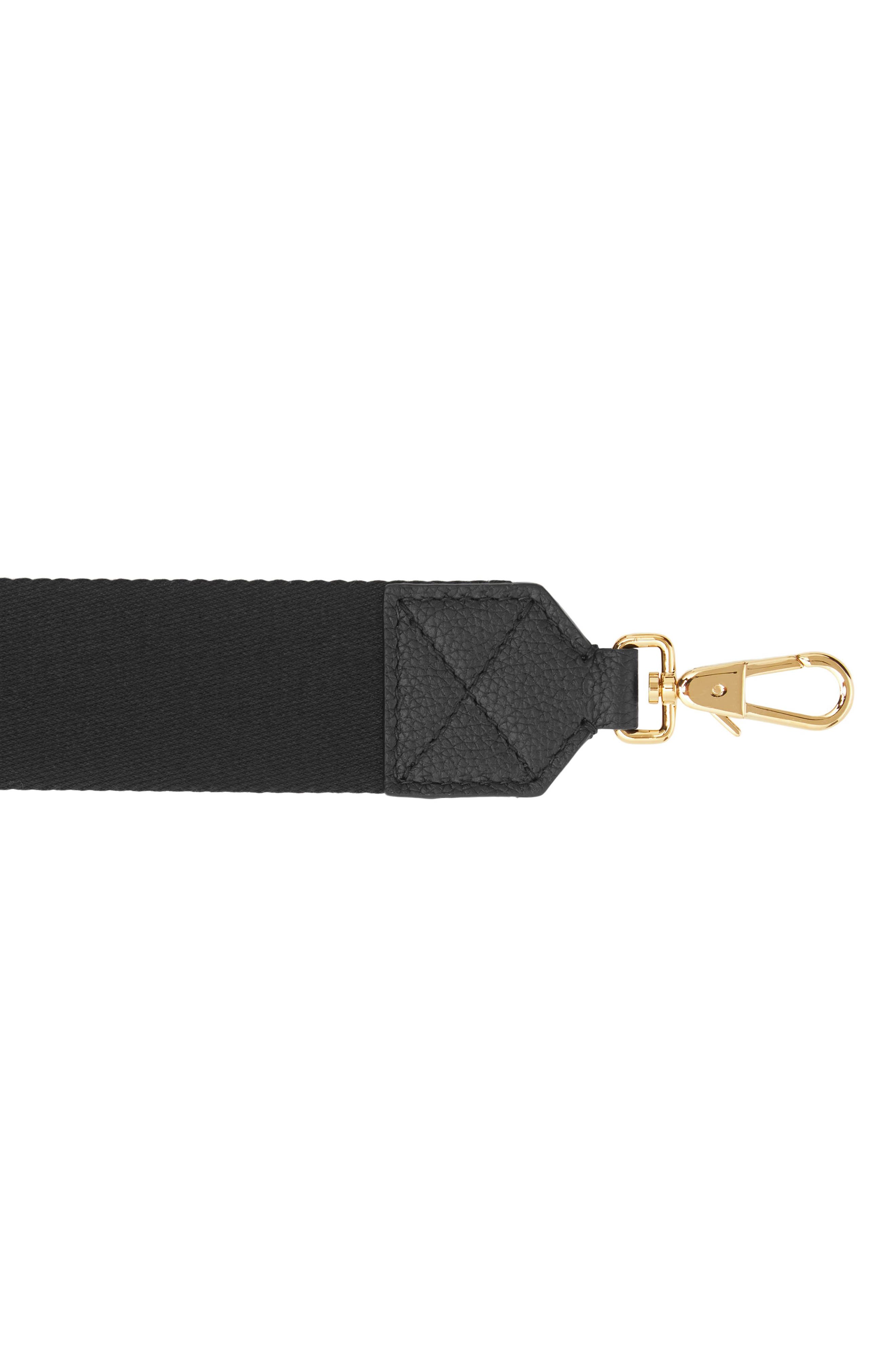 Burberry Heritage Check Bag Strap, Alternate, color, 