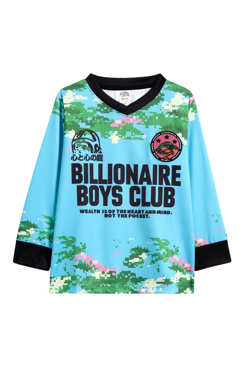 Kids' Billonario FC Long Sleeve Jersey, Main, color, MILKY BLUE