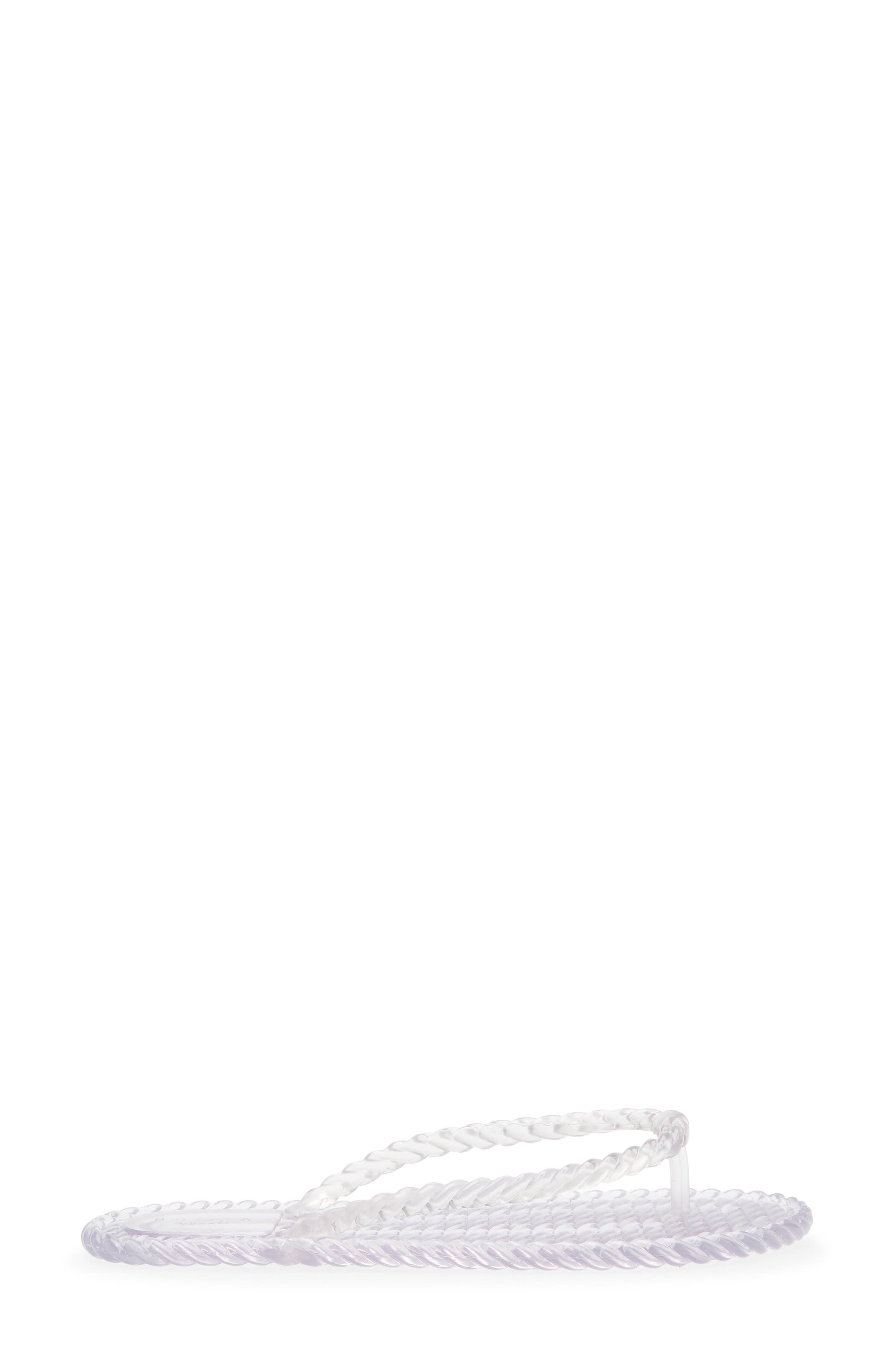 BRIZZA Jelly Flip Flop, Alternate, color, Clear