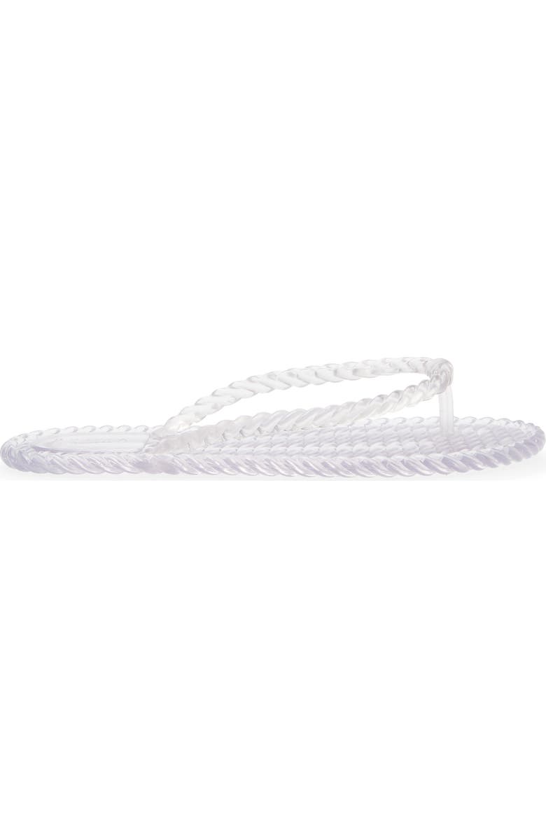 BRIZZA Jelly Flip Flop, Alternate, color, Clear