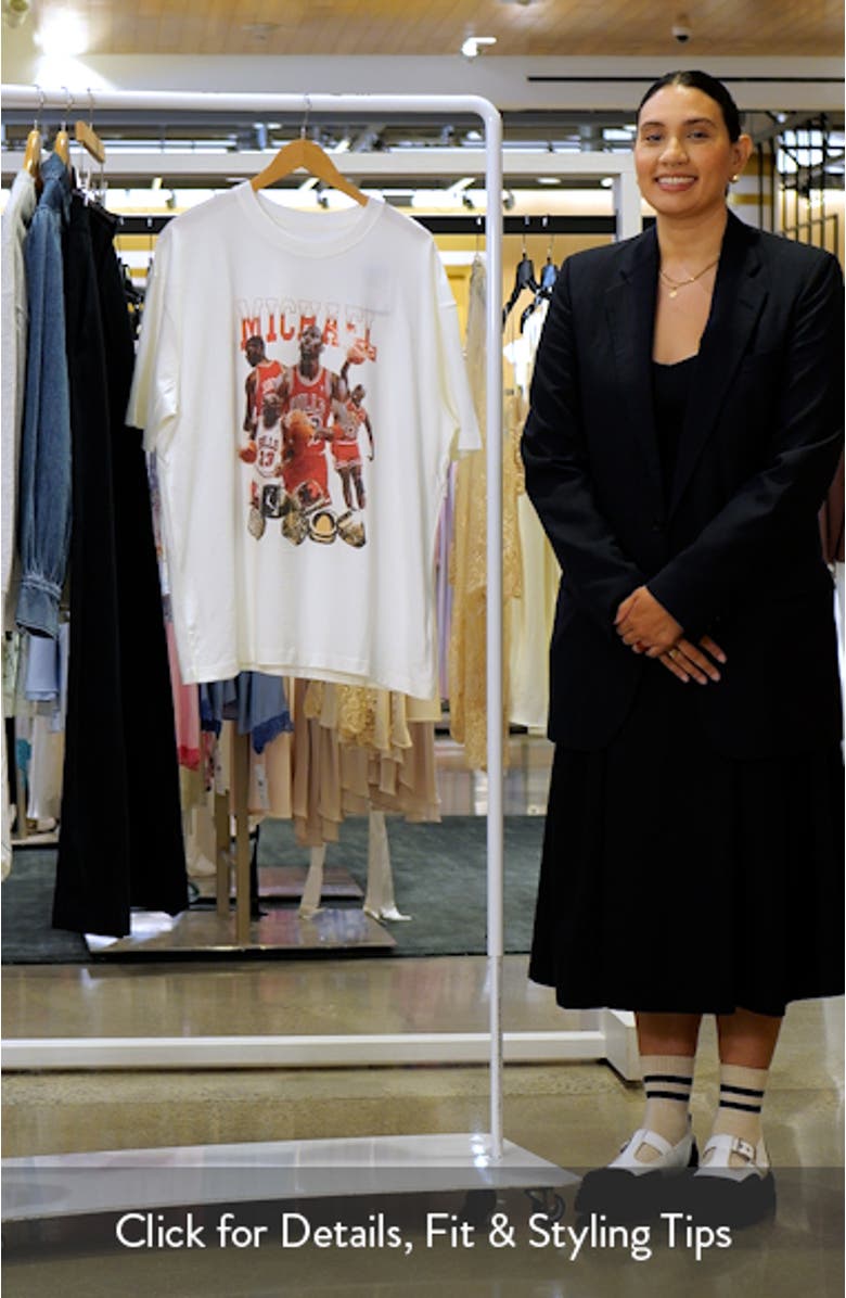 Oversize Mixtape Graphic T-Shirt, sales video thumbnail