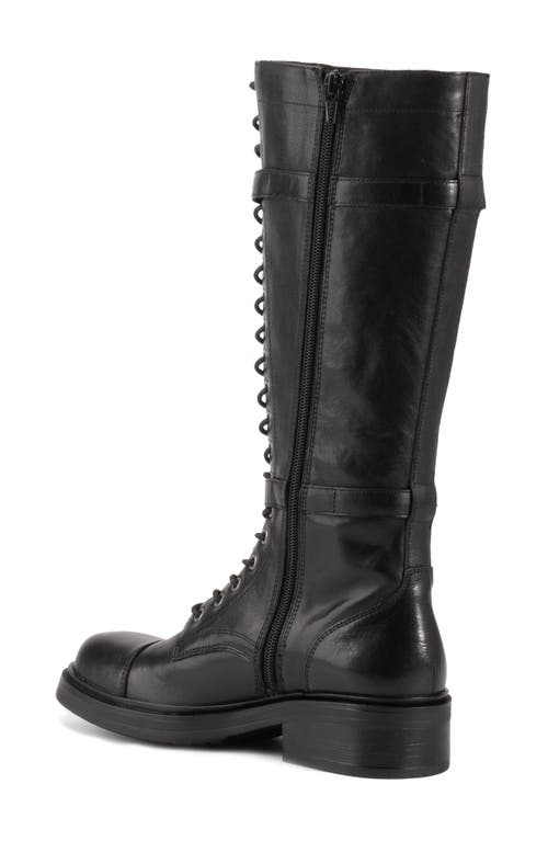 Vagabond Shoemakers Karlie Lace-up Cap Toe Boot In Black