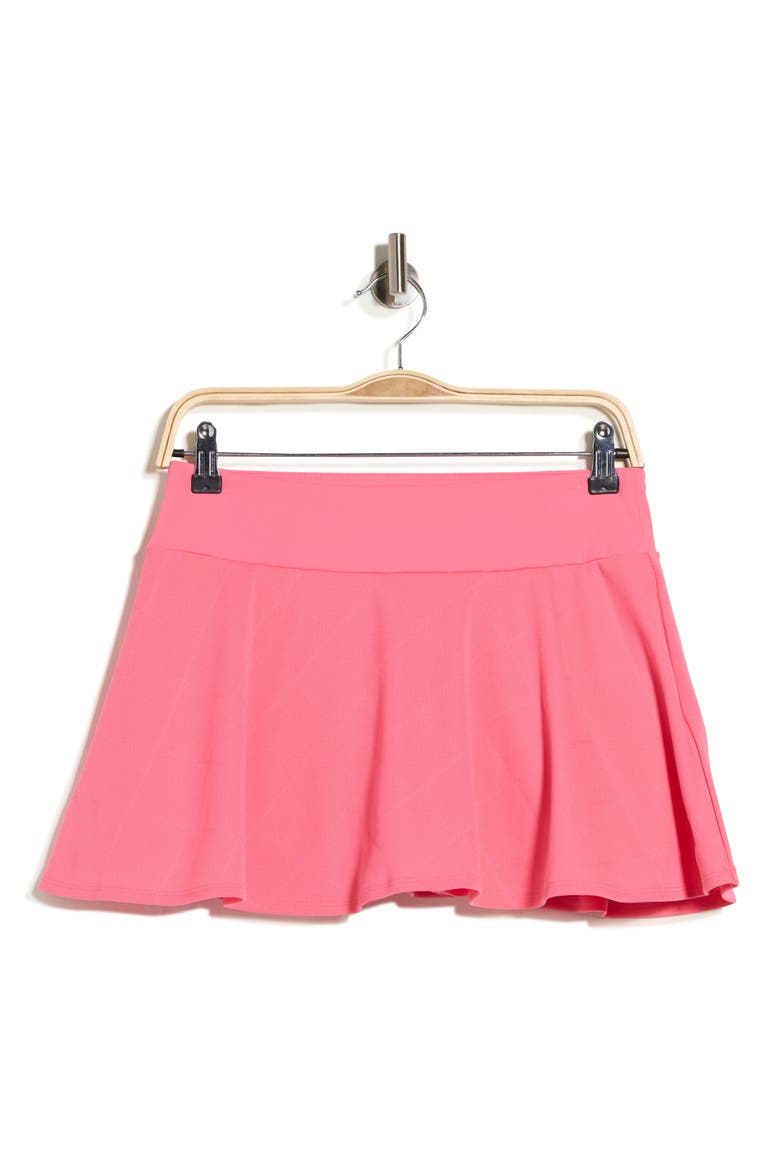 Grid Jacquard Tennis Skort, Main, color, CAMELLIA ROSE