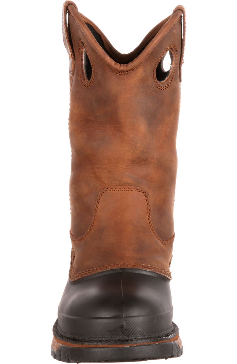 Georgia Boot Steel Toe Wellington, Alternate, color, Brown