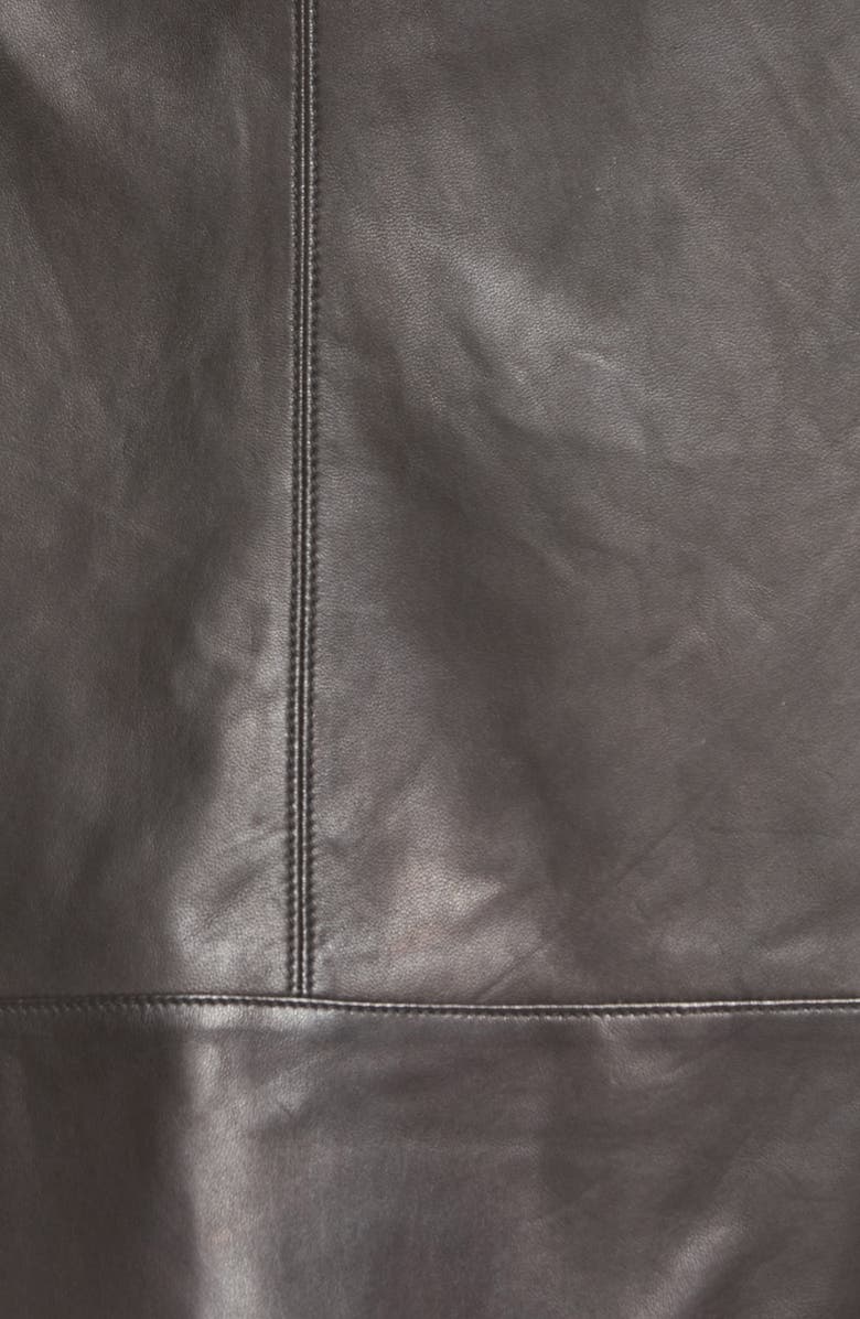 Halogen<sup>®</sup> A-Line Leather Skirt, Alternate, color, 