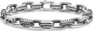 David Yurman Men's Chevron Oval Link Bracelet in Sterling Silver
