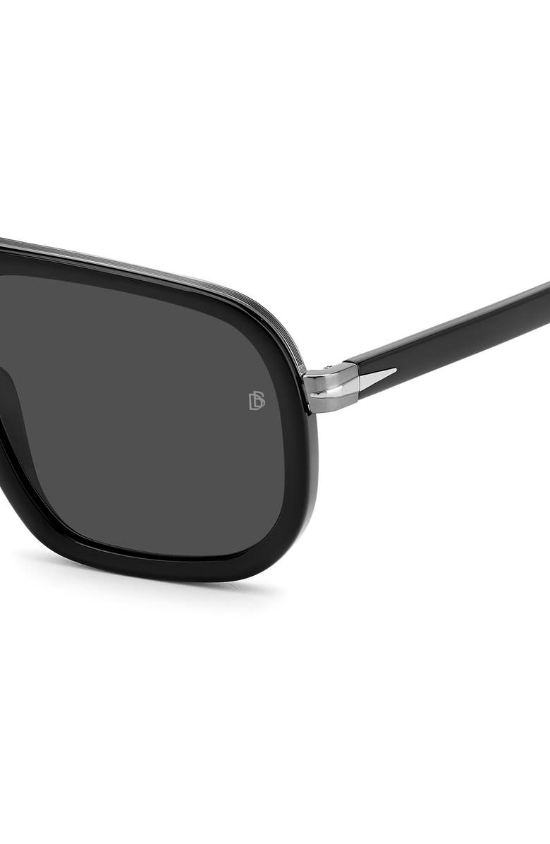 David Beckham Eyewear 57mm Polarized Square Sunglasses, Alternate, color,