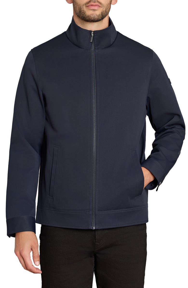 Sam Edelman 3-in-1 Systems Stand Collar Water Resistant Jacket with Quilted Bib, Main, color, Midnight Blue