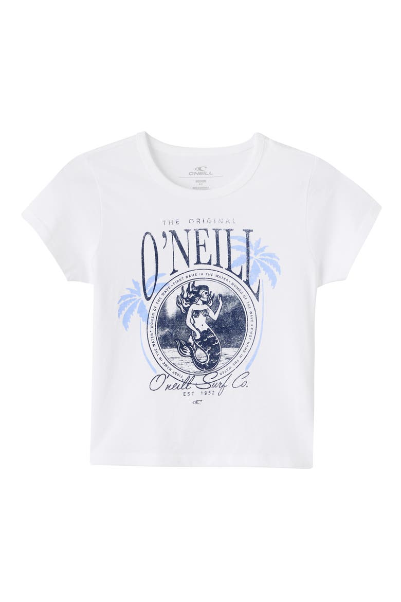 Kids' Willa Skimmer Graphic T-Shirt, Main, color, WHITE