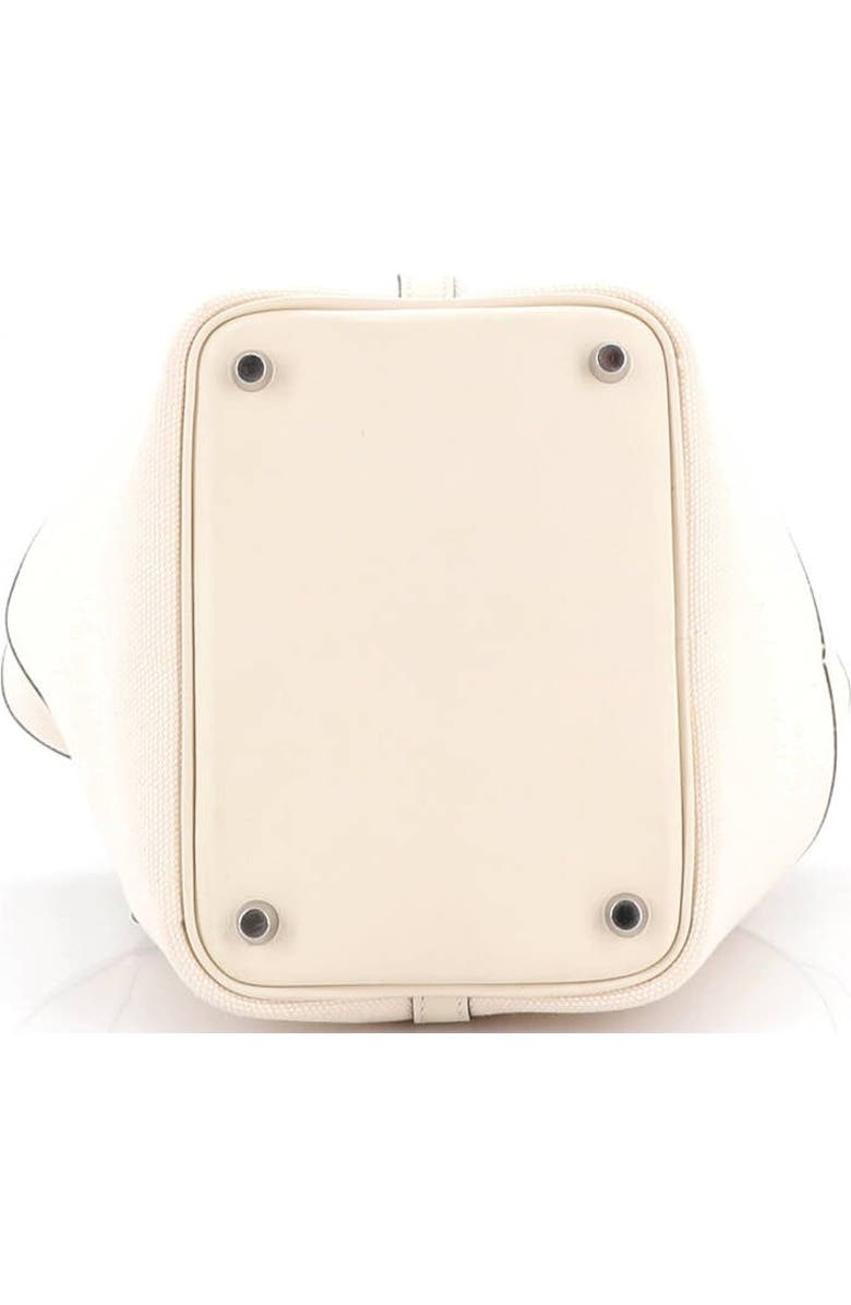 Pre-Owned Hermes Cargo Picotin Lock Bag Canvas and Swift PM, Alternate, color, Nata