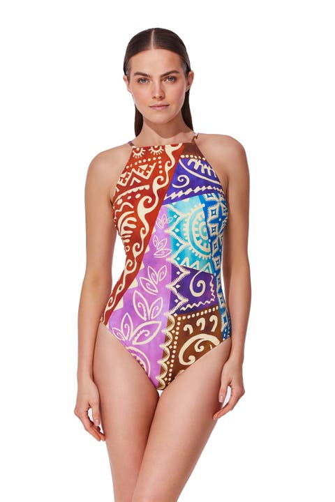 Ashanti High Neck One Piece
