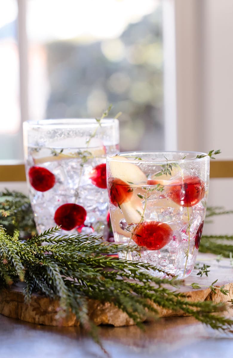 VIETRI Drop Tall Tumbler, Alternate, color, Red