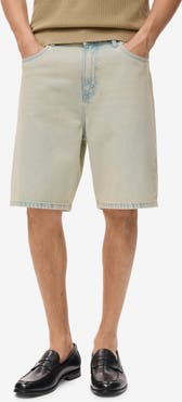 MANGO Relaxed Fit Denim Bermuda Shorts