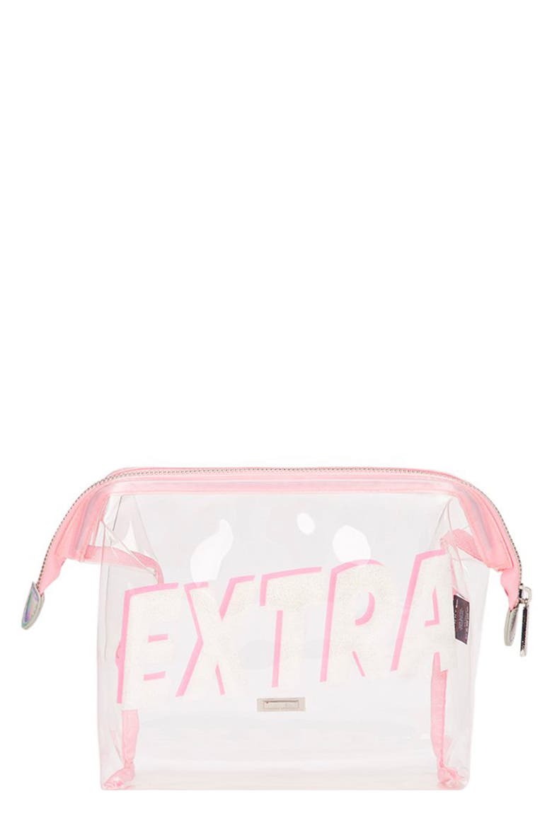 Skinny Dip Extra Makeup Bag, Main, color, NO COLOR