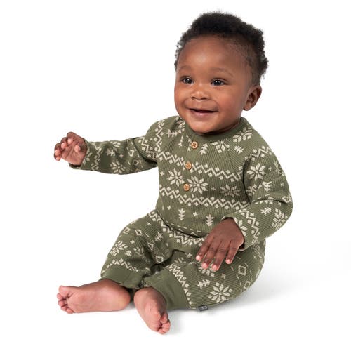 Modern Moments™ By Gerber Waffle Knit Romper In Fair Isle