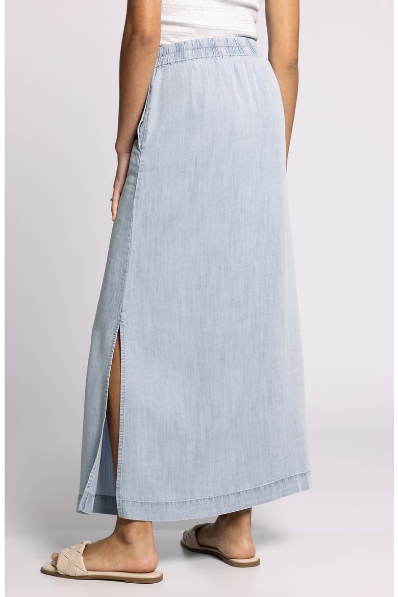 Briar Chambray Maxi Skirt, Alternate, color, CLAUDIA WASH