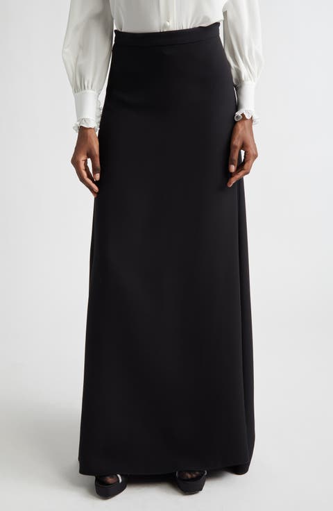 Silk Cady Couture Skirt