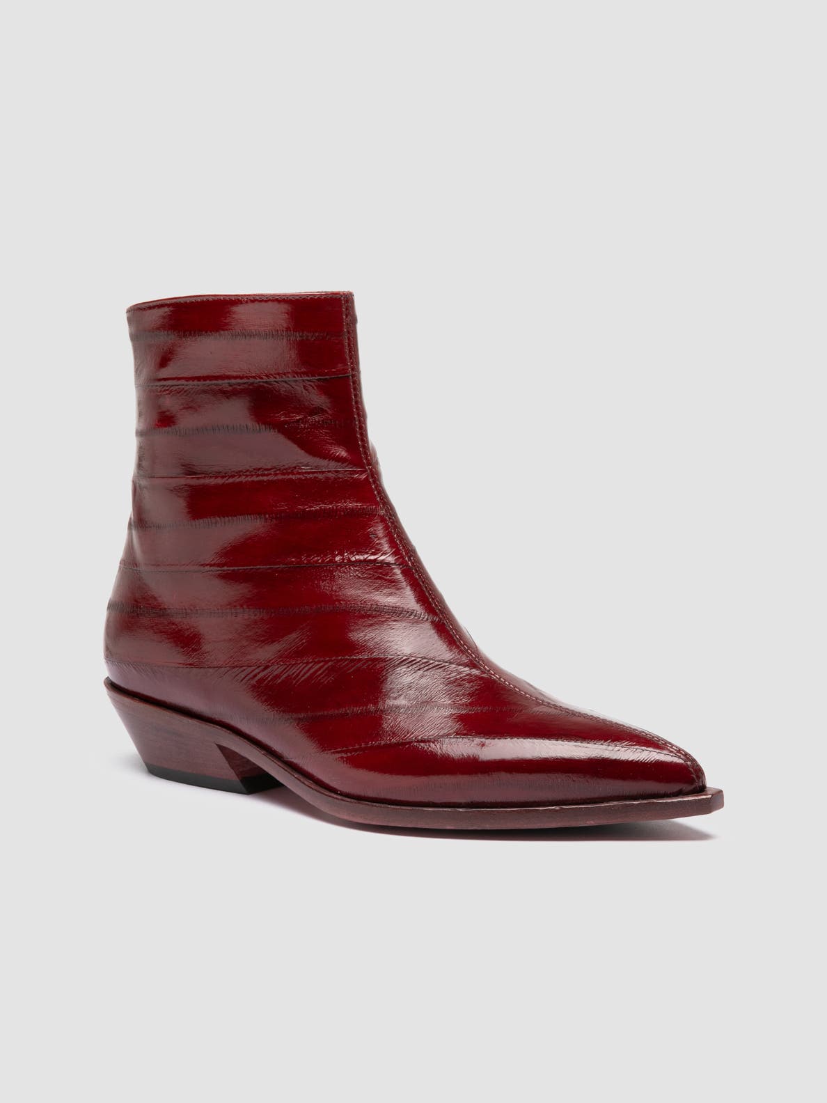 Noelie DD 109 Leather Ankle Boots, Alternate, color, Burgundy