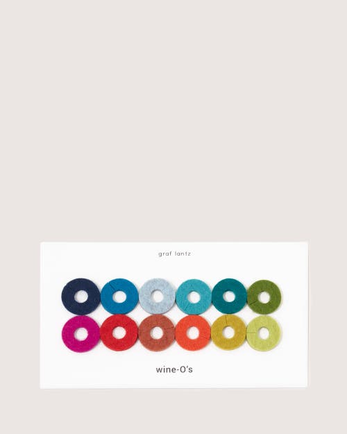 GRAF & LANTZ GRAF LANTZ WINE-O'S MERINO WOOL ROUND WINE MARKERS 