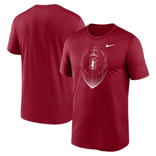 Nike Cardinal Stanford Cardinal Primetime Legend Icon Performance T-shirt In Red