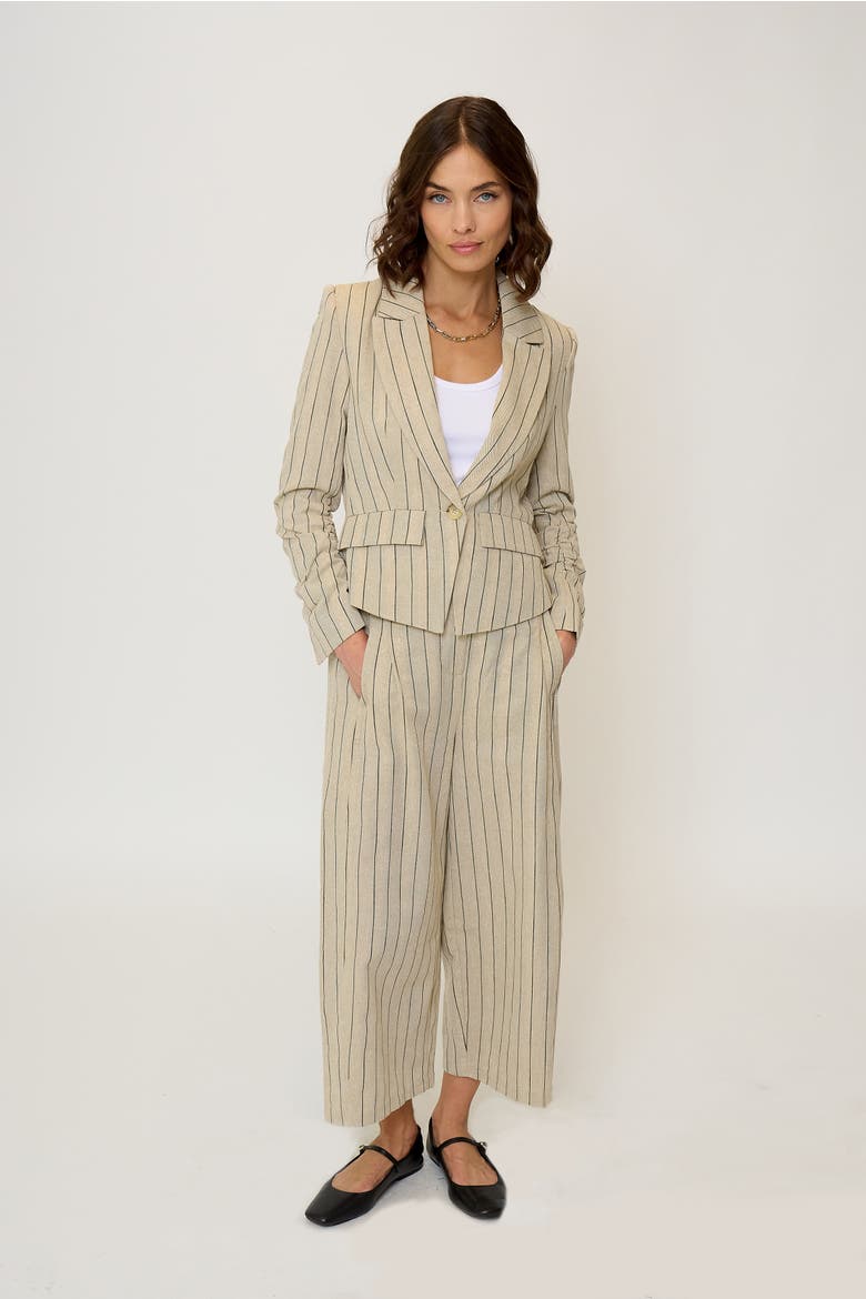 Women's Rose Dickey Blazer, Main, color, KHAKI