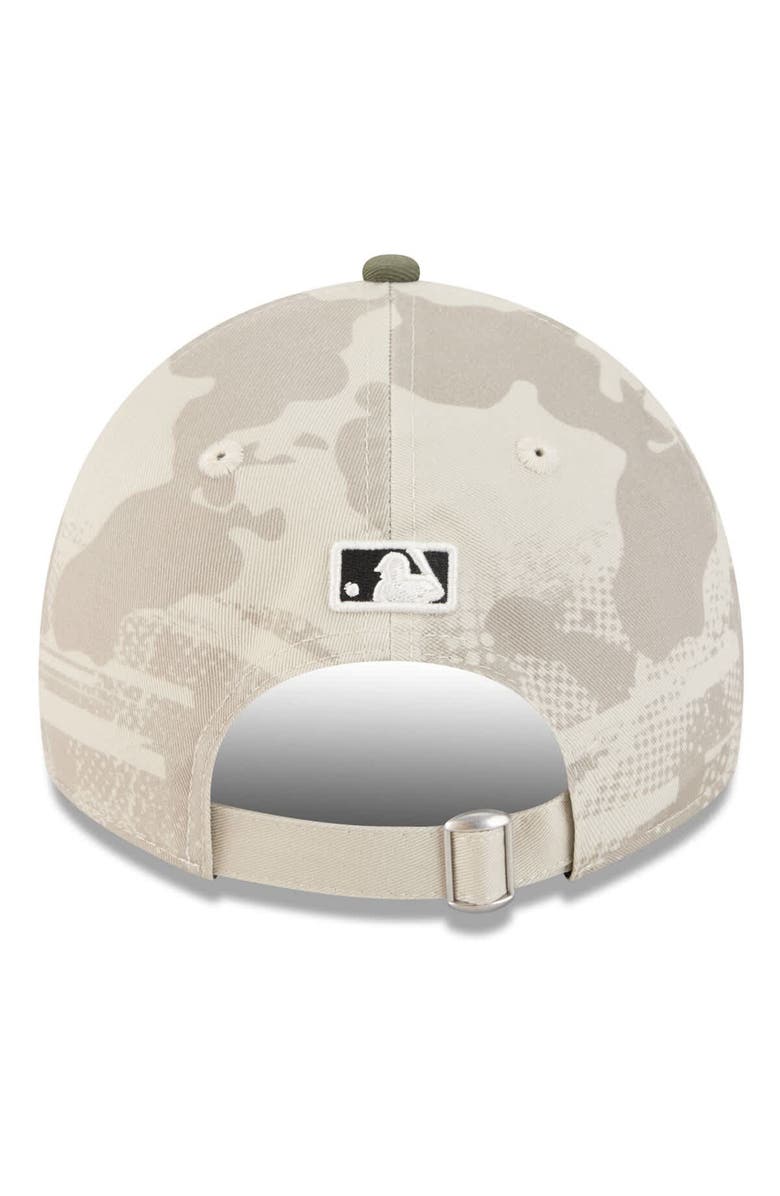 New Era Men's New Era Light Beige/Olive Boston Red Sox 2025 Armed Forces Day 9TWENTY Adjustable Hat, Alternate, color, 