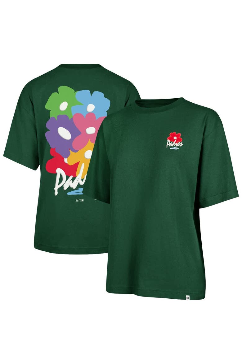 Unisex '47  Dark Green San Diego Padres Gallery Foundation T-Shirt, Main, color, Dark Green