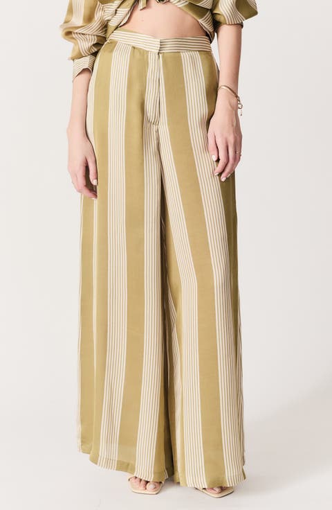 Women's Satin Wide-Leg Pants | Nordstrom