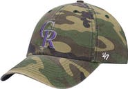 '47 Men's '47 Camo Colorado Rockies Team Clean Up Adjustable Hat