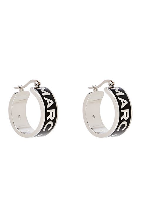Logo Hoop Earrings