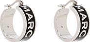 Marc Jacobs Logo Hoop Earrings