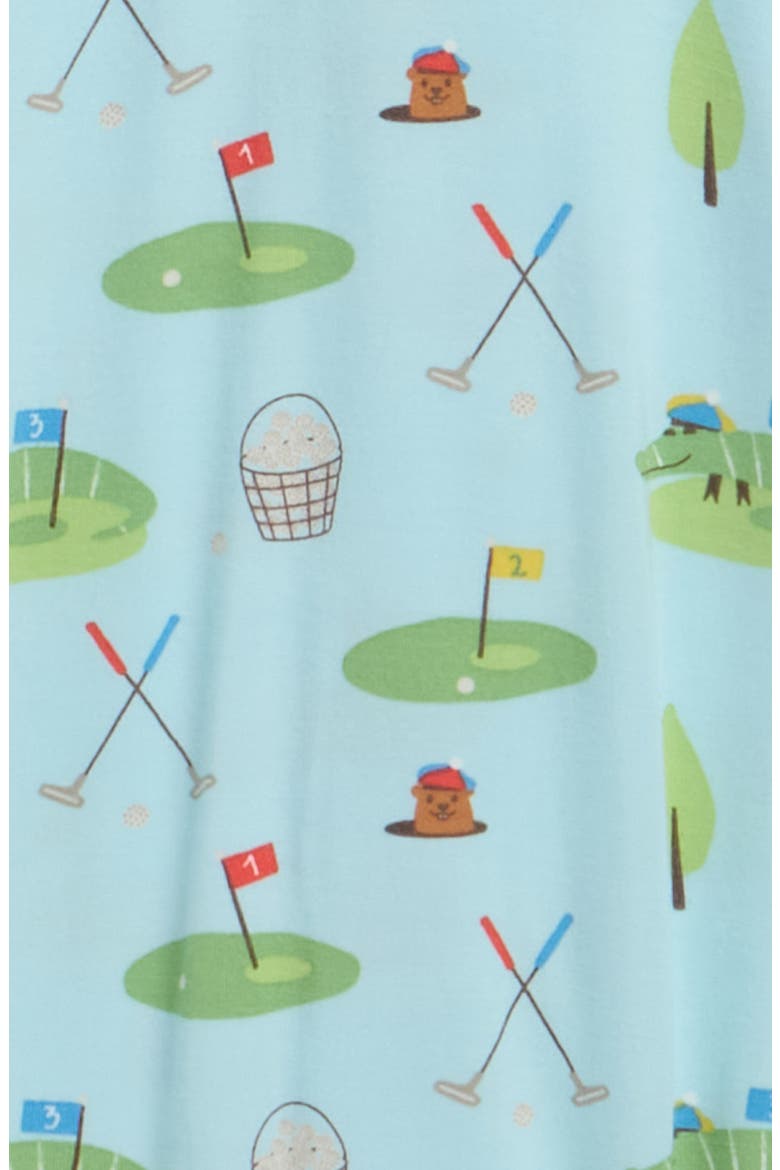 Gopher It Magnetic Polo Romper, Alternate, color, GOPHR