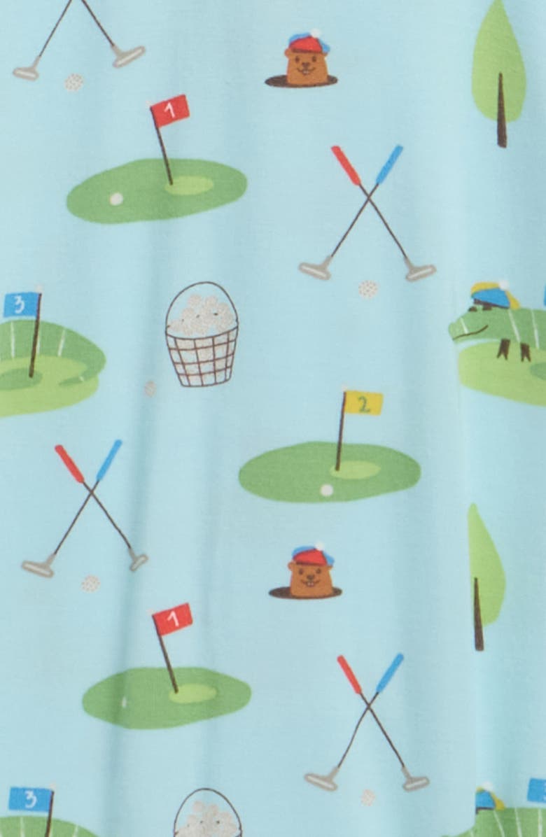 Magnetic Me Gopher It Magnetic Polo Romper, Alternate, color, Gophr